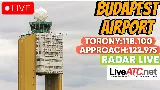 🔴Budapest LIVE ❗ Élő radar mutatja a Budapest Liszt Ferenc repülőtér teljes forgalmát