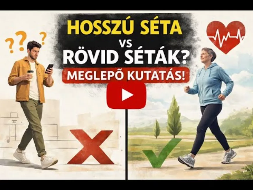 Hosszú séta vagy sok rövid? Meglepő, mi a jobb a szívnek