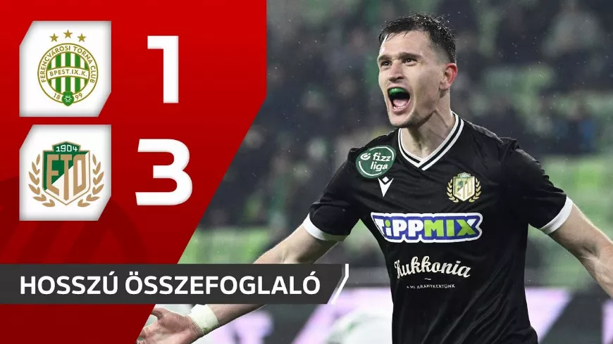 Győri bravúr az Üllői uton: Ferencvárosi TC–ETO FC 1–3