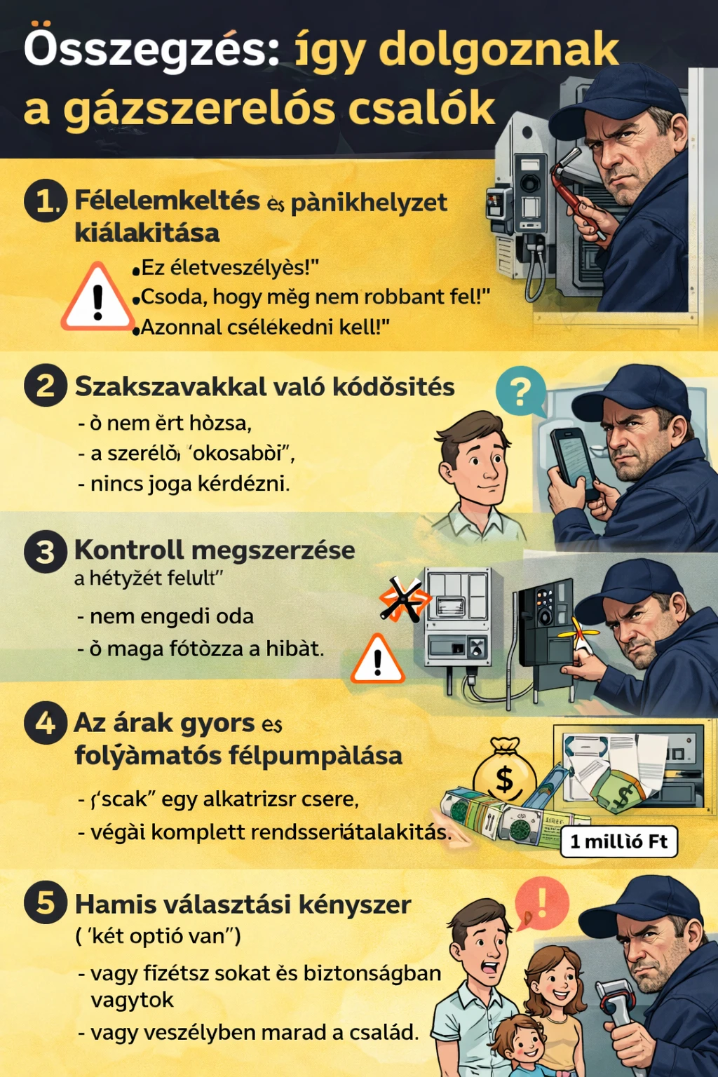 gázszerelő csalók módszerek