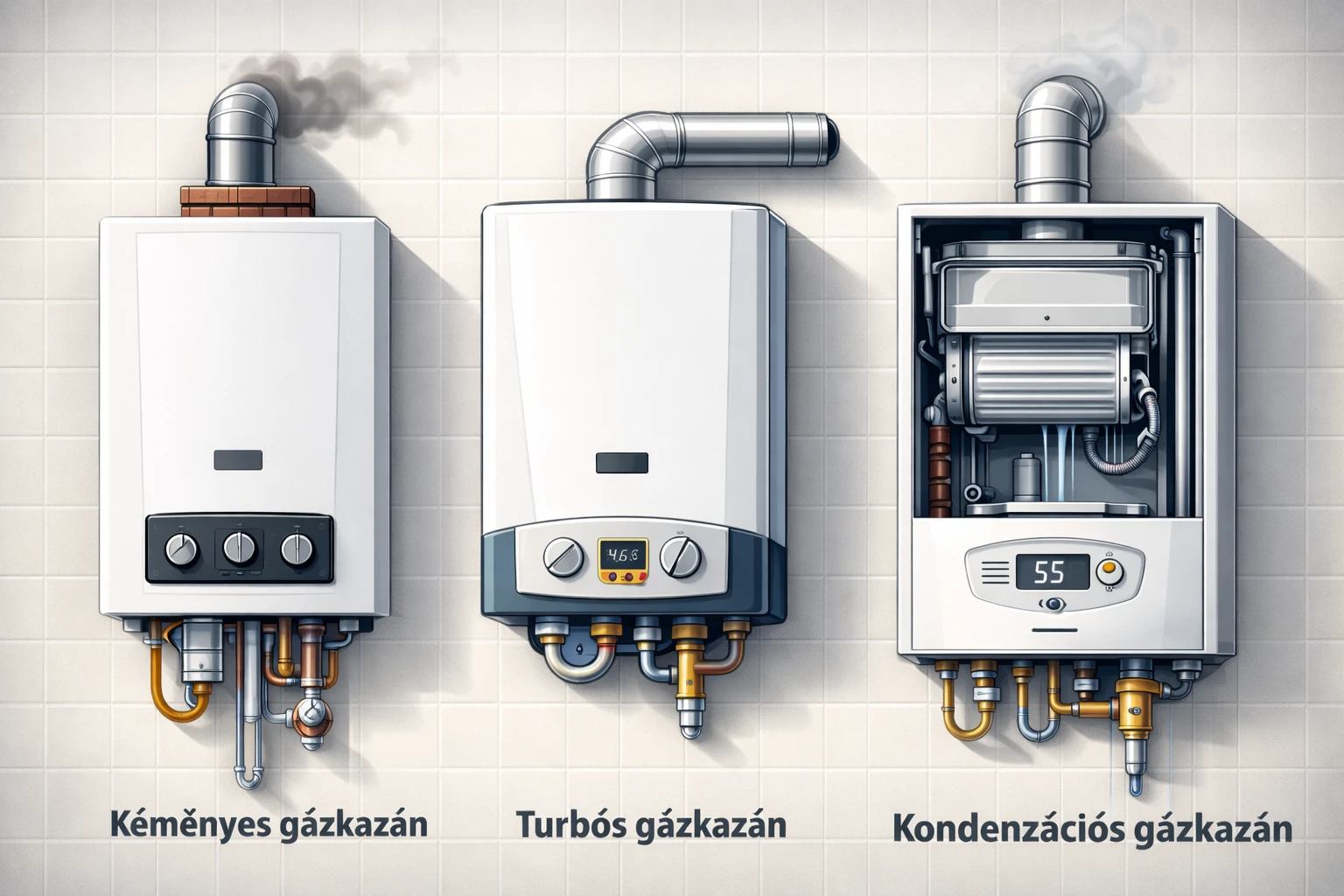 gázkazán típusok