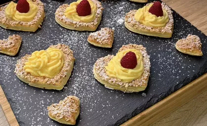 Zseniális leveles tészta recept: ropogós Valentin-napi édesség percek alatt 💟
