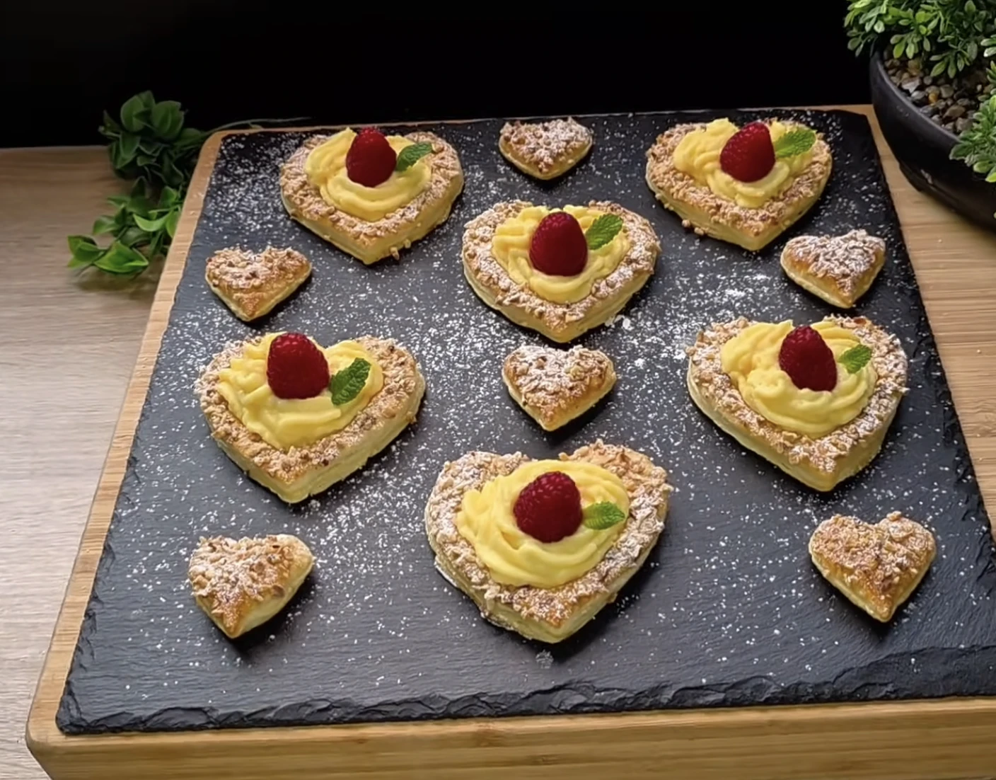 leveles tészta szív