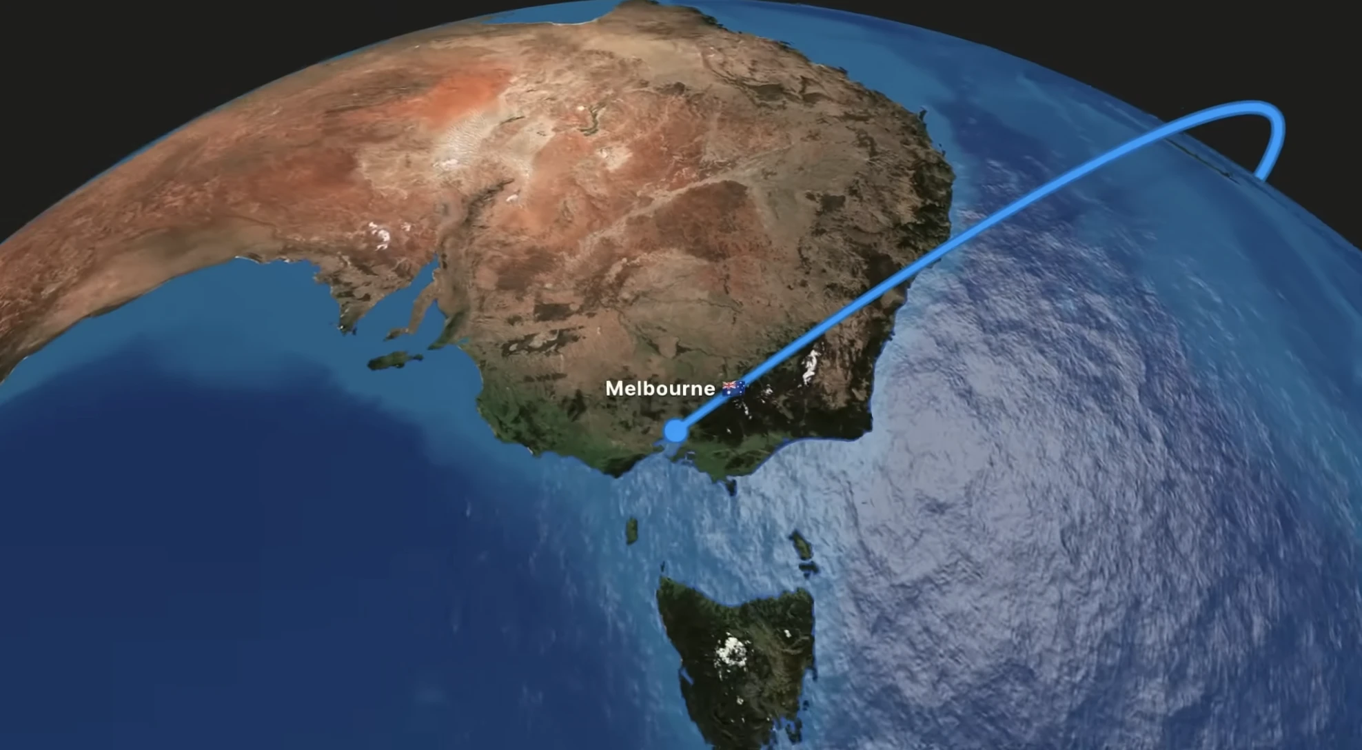 földgömb Melbourne repülő