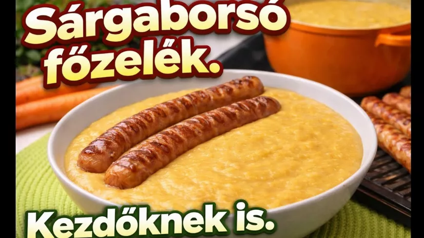  Sárgaborsó főzelék kezdőknek – a klasszikus étel, ami újra hódít