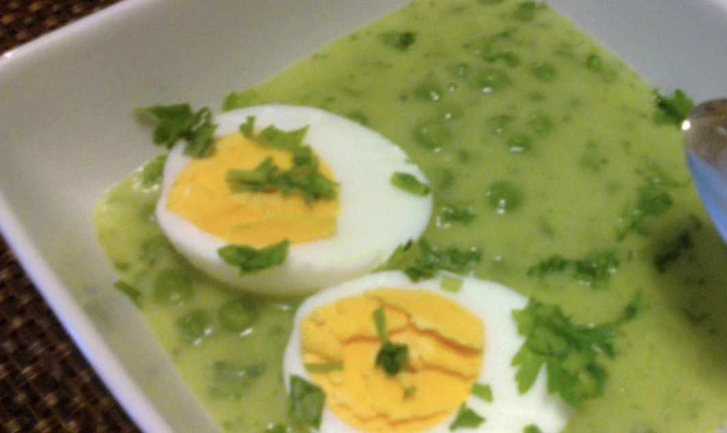 zöldborsófőzelék