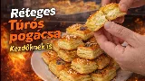 Kezdőknek való túrós pogácsa, ami réteges lesz és nem lehet elrontani