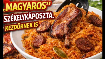 Magyaros székelykáposzta, kezdőknek sem kihívás