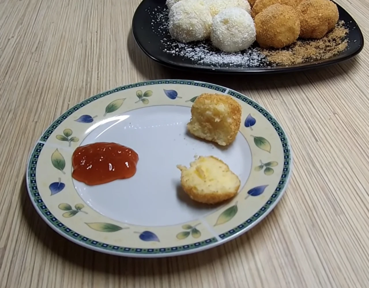 grízgombóc pudinggal