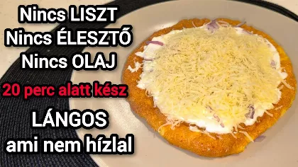 Lángos liszt és élesztő nélkül – a felhőlángos, ami nem hízlal