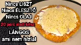 Lángos liszt és élesztő nélkül – a felhőlángos, ami nem hízlal