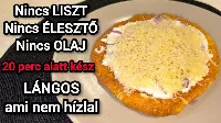 Lángos liszt és élesztő nélkül – a felhőlángos, ami nem hízlal