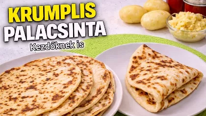 2 hozzávalós krumplis palacsinta, krumplis lepény egyszerűen