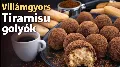 Villámgyors tiramisu golyók – a sütés nélküli desszert