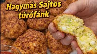 Meglepő fordulat a konyhában: sajtos-hagymás túrófánk, ami akár fasírt is lehet
