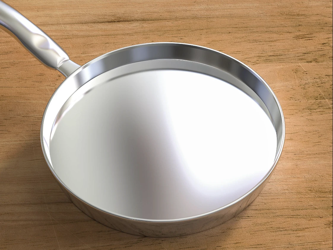 Rozsdamentes acél serpenyő