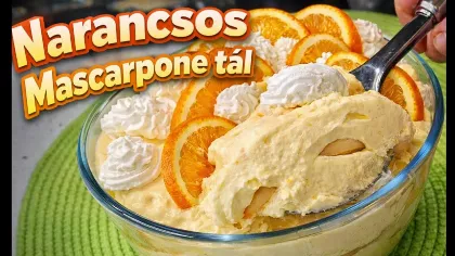 Narancsos tiramisu piskóta tallérral – a krémes desszert, ami most mindenkit meglep