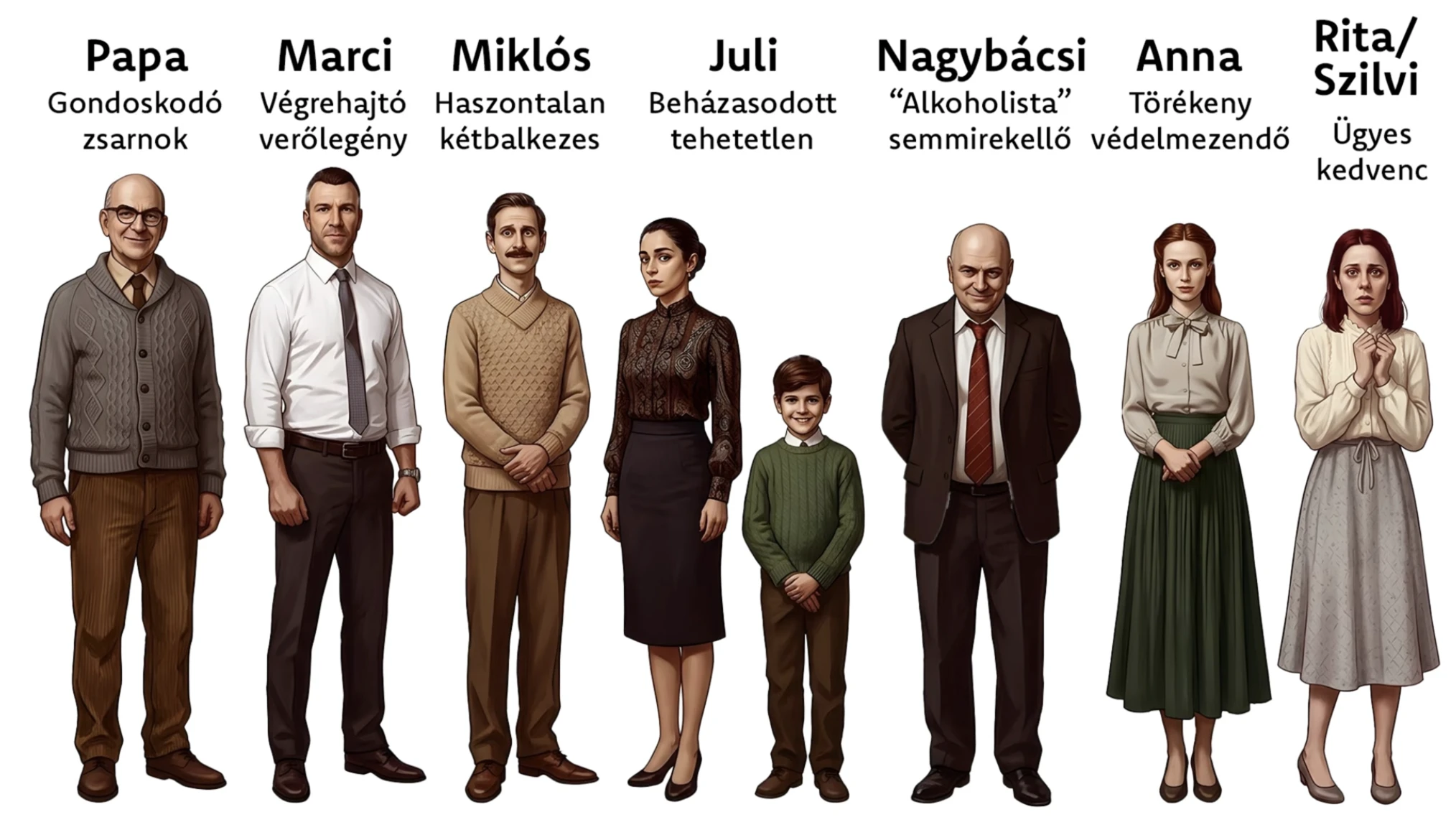 Itt érzem magam otthon szereplők