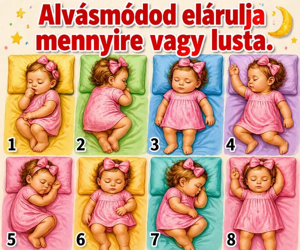 Az alváspózod elárulja mennyire vagy lusta