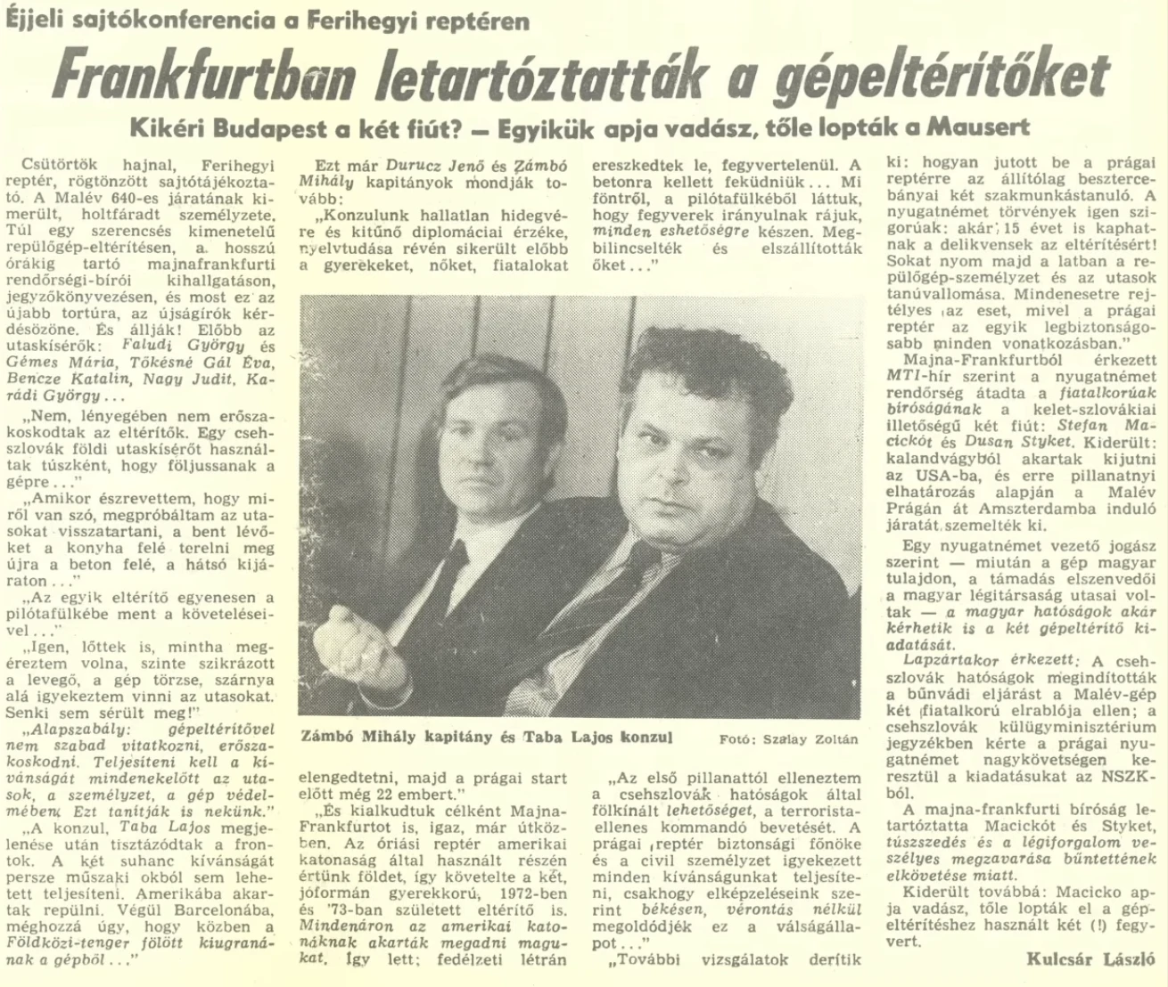 repülőgép térítők