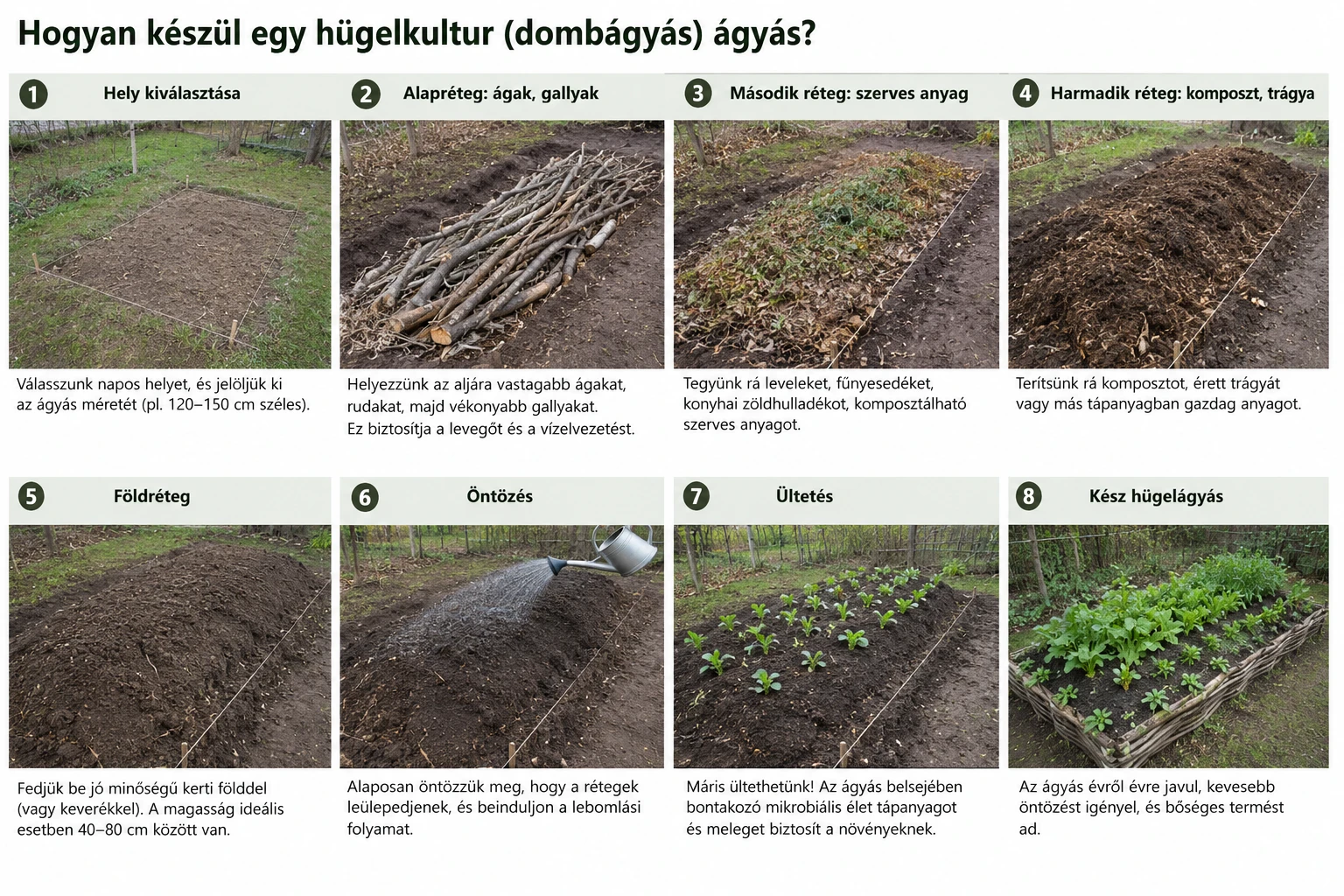bioágyás készítés