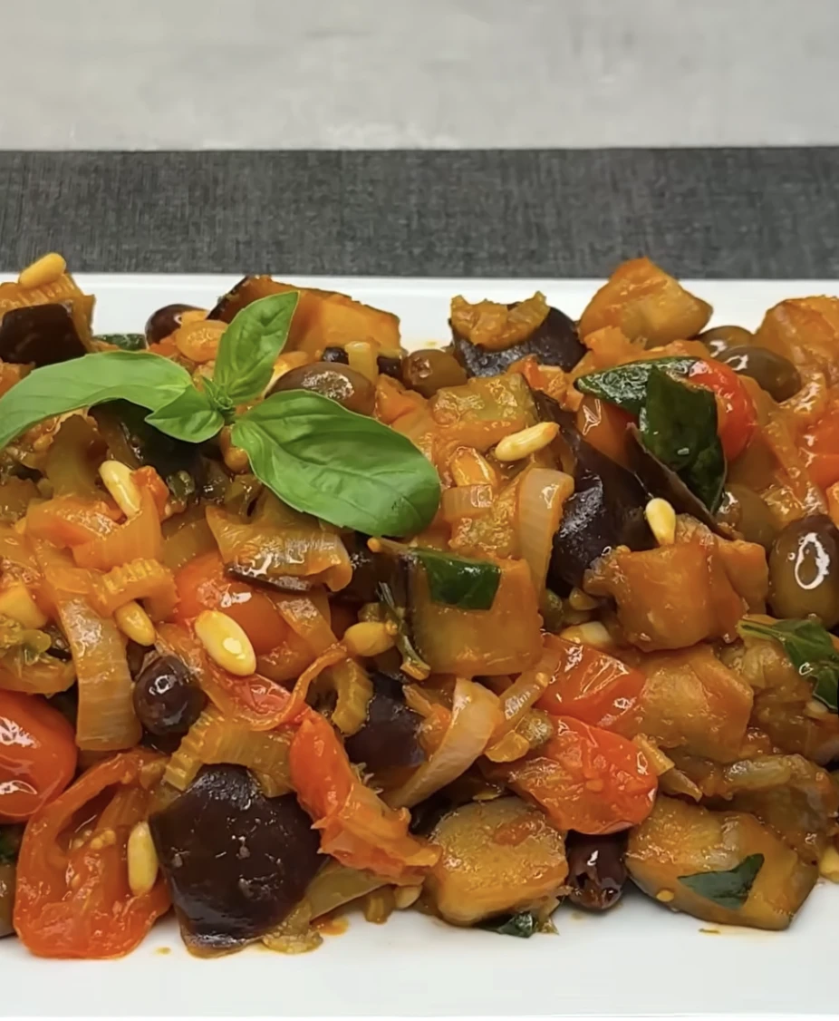 szicíliai padlizsános caponata