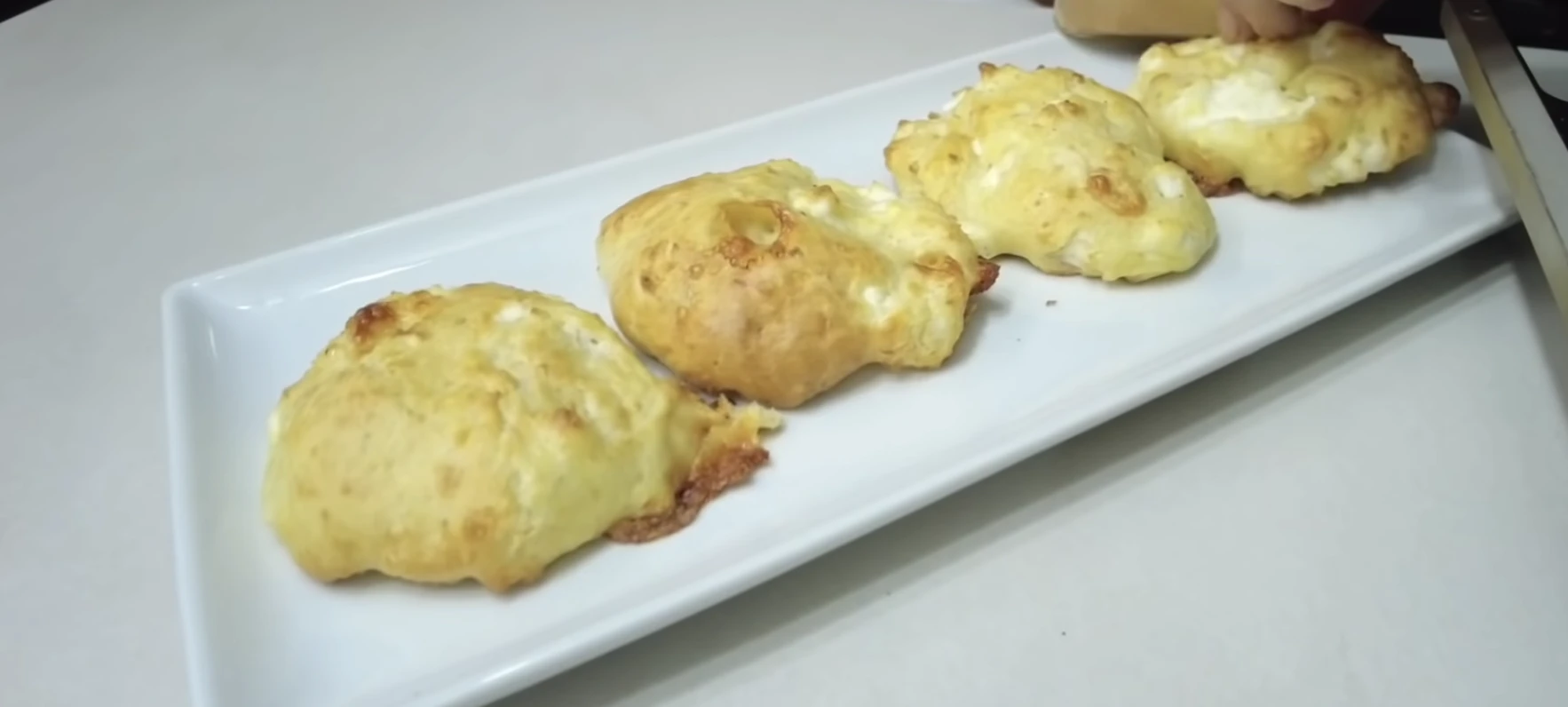 Könnyű ricottás fánk sütőben