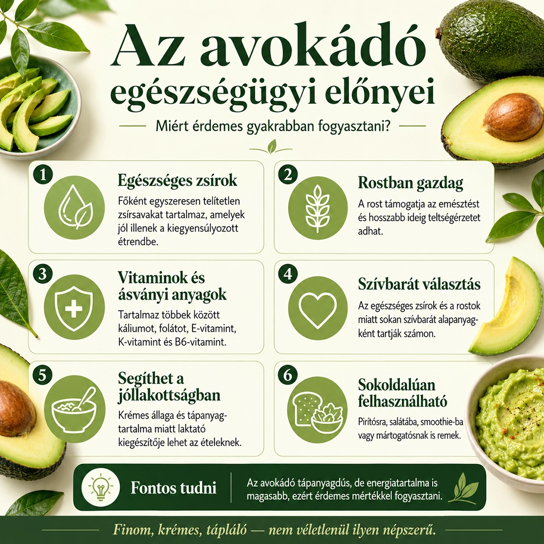 Miért fogyasszunk avokádót?