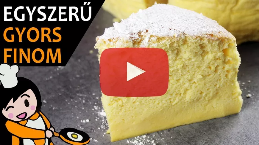 Felhőként rezgő japán sajttorta: ezért rajonganak a Cloud Cake receptért