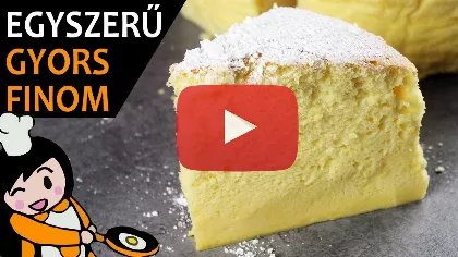 Felhőként rezgő japán sajttorta: ezért rajonganak a Cloud Cake receptért