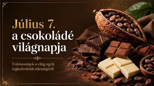 Július 7. a csokoládé világnapja – érdekességek a világ egyik legkedveltebb édességéről