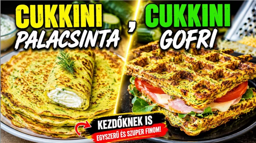 2 cukkinis recept, amely után másképp nézel erre a zöldségre