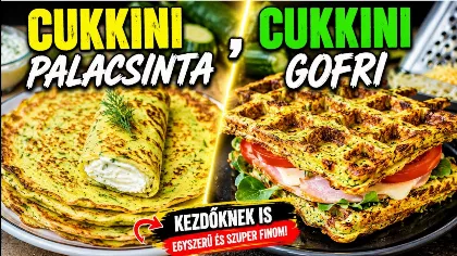 2 cukkinis recept, amely után másképp nézel erre a zöldségre