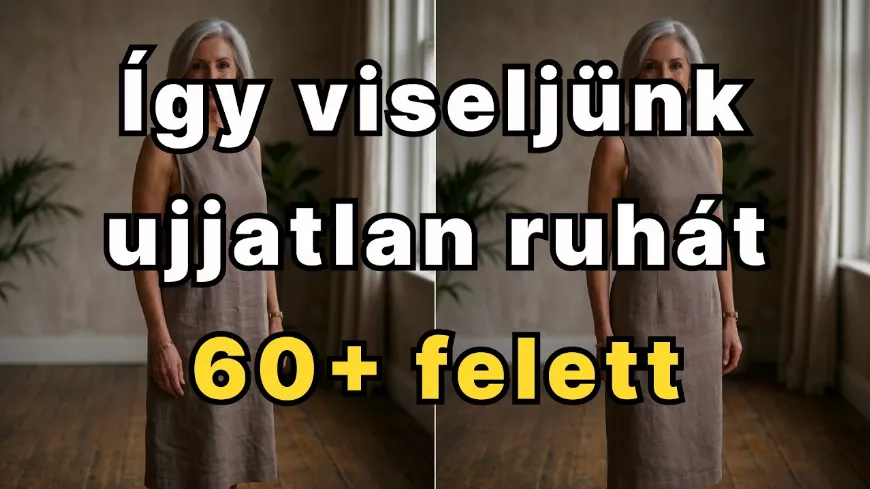 Így lesz előnyös az ujjatlan ruha 60 felett: 5 trükk, amely sokat változtat az összhatáson
