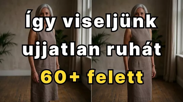Így lesz előnyös az ujjatlan ruha 60 felett: 5 trükk, amely sokat változtat az összhatáson