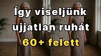 Így lesz előnyös az ujjatlan ruha 60 felett: 5 trükk, amely sokat változtat az összhatáson