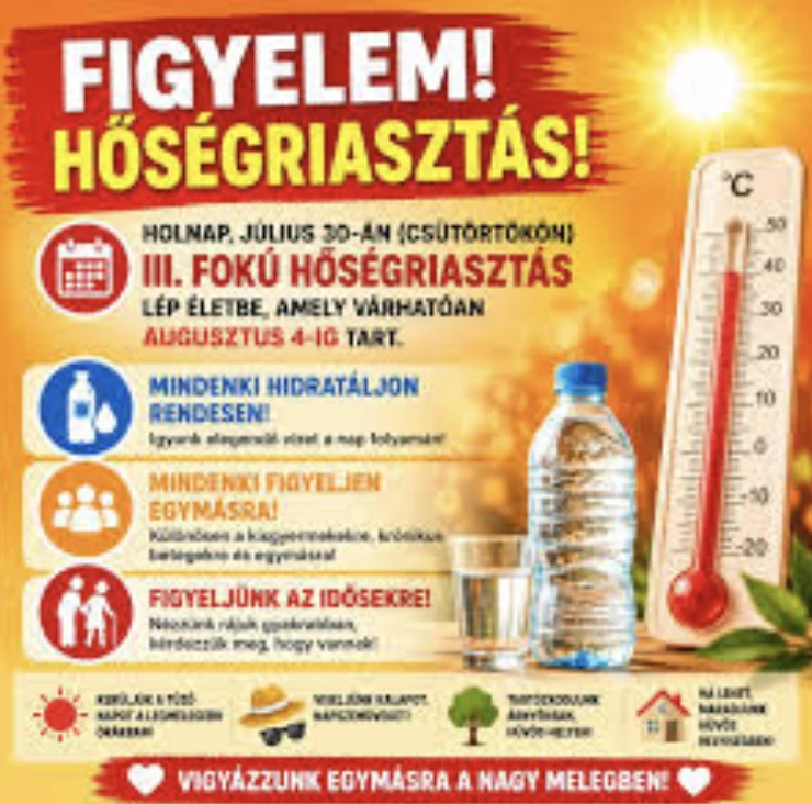 hőguta hőségriadó