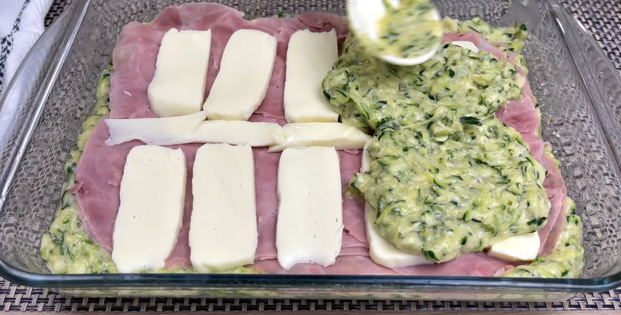 cukkini sült mozzarella