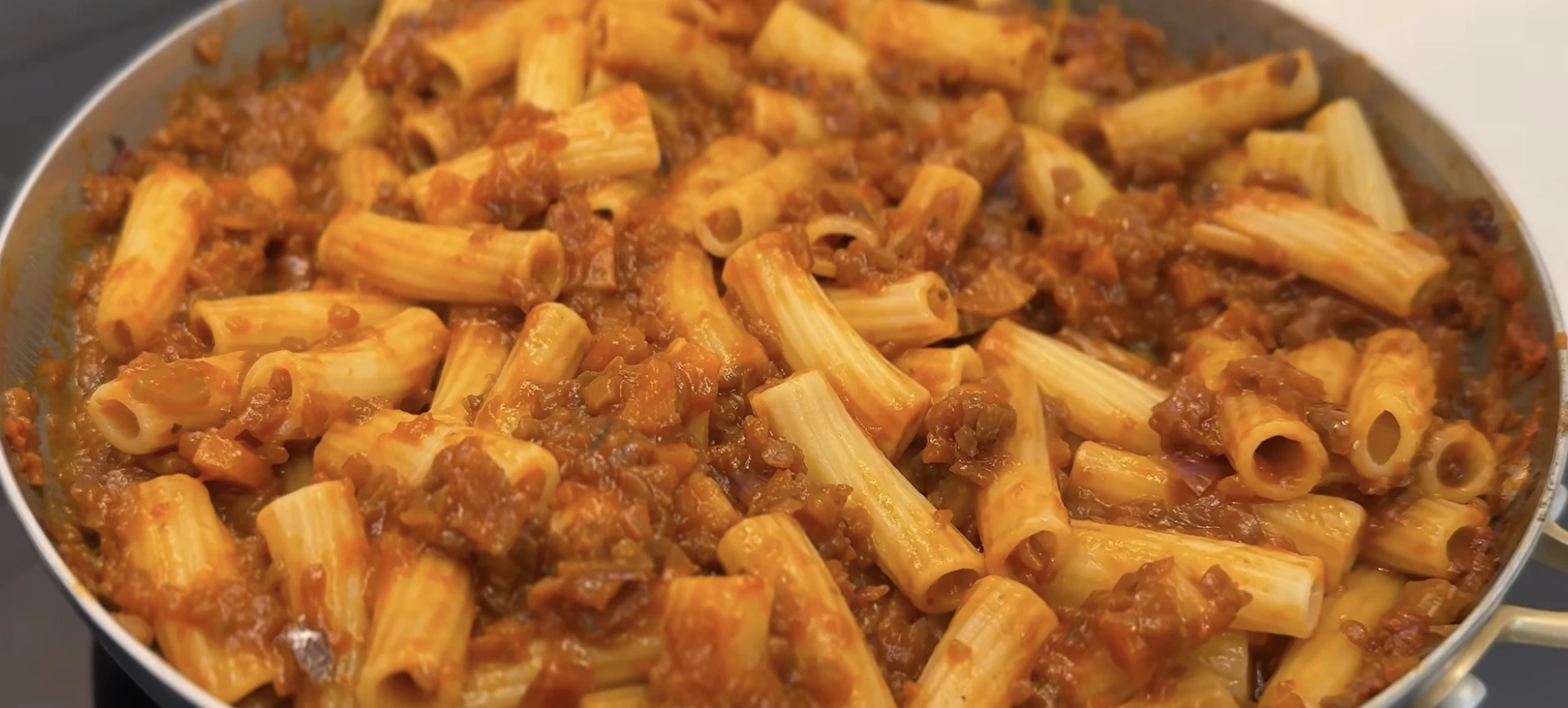 Padlizsános bolognai  tészta