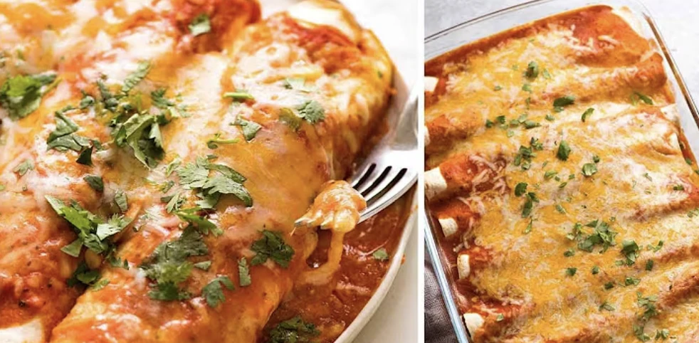 Csirkés enchilada