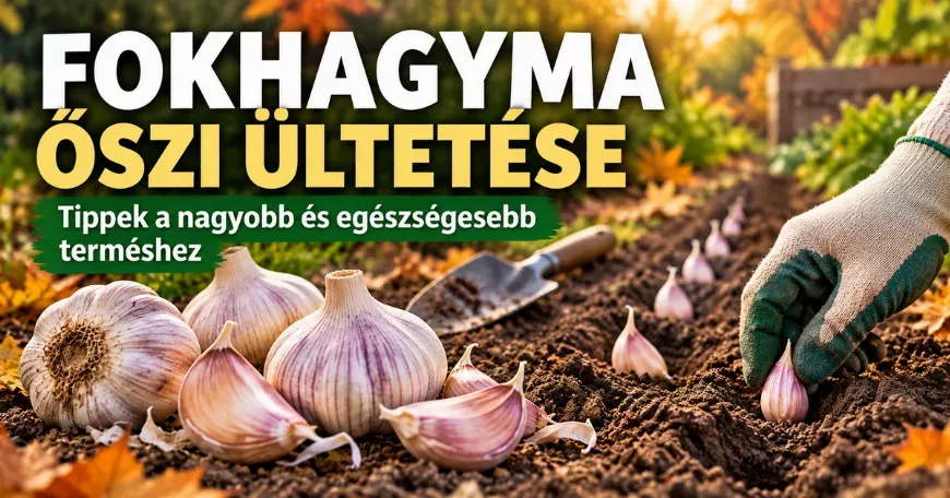 Fokhagyma őszi ültetése – így lesznek nagy, egészséges fokhagymafejek