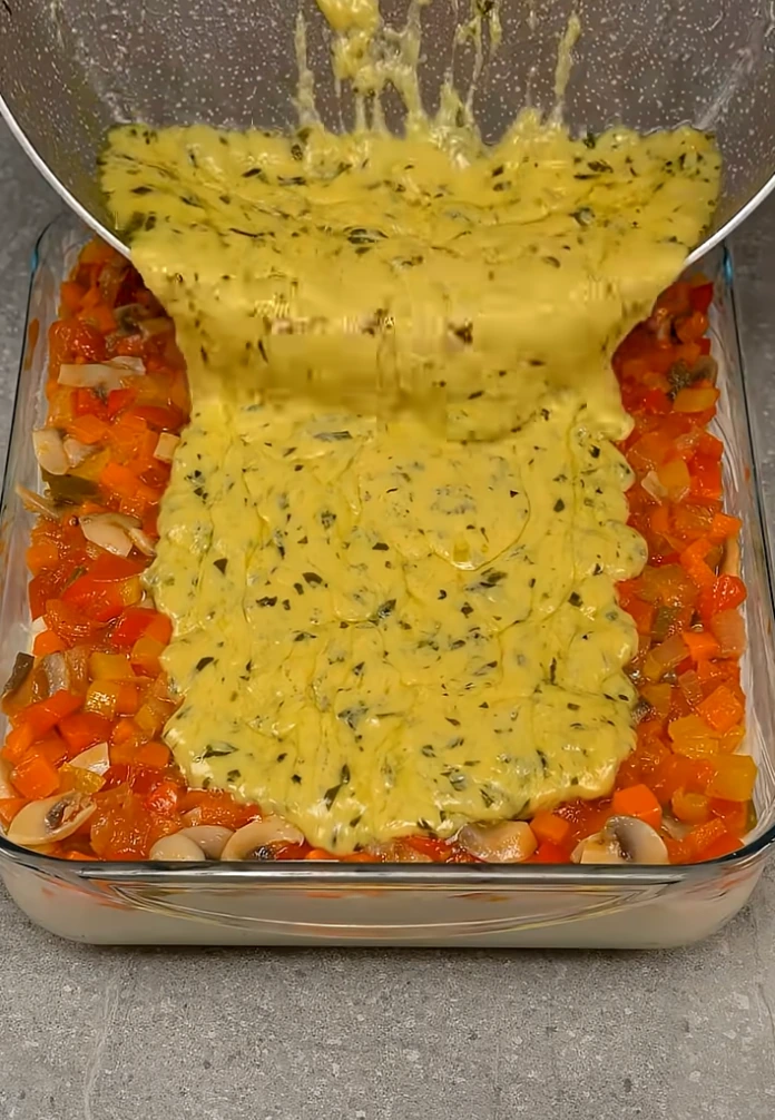 karfiolso mozzrellás zöldség csőben sütve