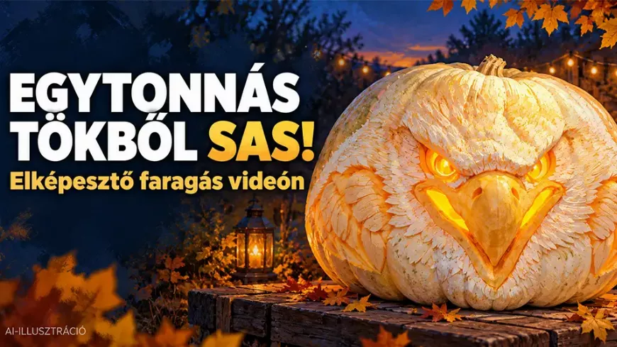 Egytonnás töknek estek neki halloween előtt – elképesztő, mi lett belőle!